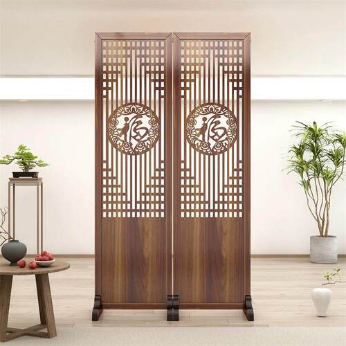 入户卫生间墙隔断屏风入户正对门玄关屏风客厅与阳台的隔断装饰
