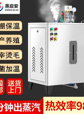 食用菌鱼虾水产养殖用蒸汽发生器温室大棚加热保温电热蒸汽锅炉