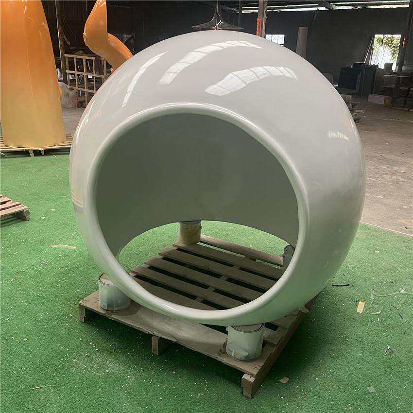 创意儿童乐园玻璃钢镂空攀爬蛋壳圣诞树屋造型异形鸡蛋屋趣味房子