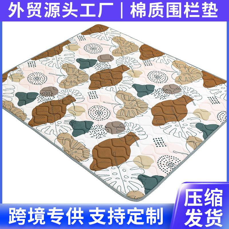 跨境亚马逊围栏垫婴儿游戏垫加厚爬行垫儿童地垫爬爬垫防滑垫子