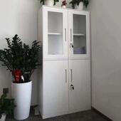 钢制码 资料柜密锁凭证档案员工储物衣更柜 办公件柜铁皮柜矮柜文