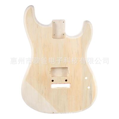 乐器配件 吉他用ST白杨三拼双拾音器孔吉他琴桶