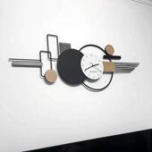 个性 创意轻奢高级感钟表 饰挂钟 现代客厅装 格调饭厅玄关时钟 时尚