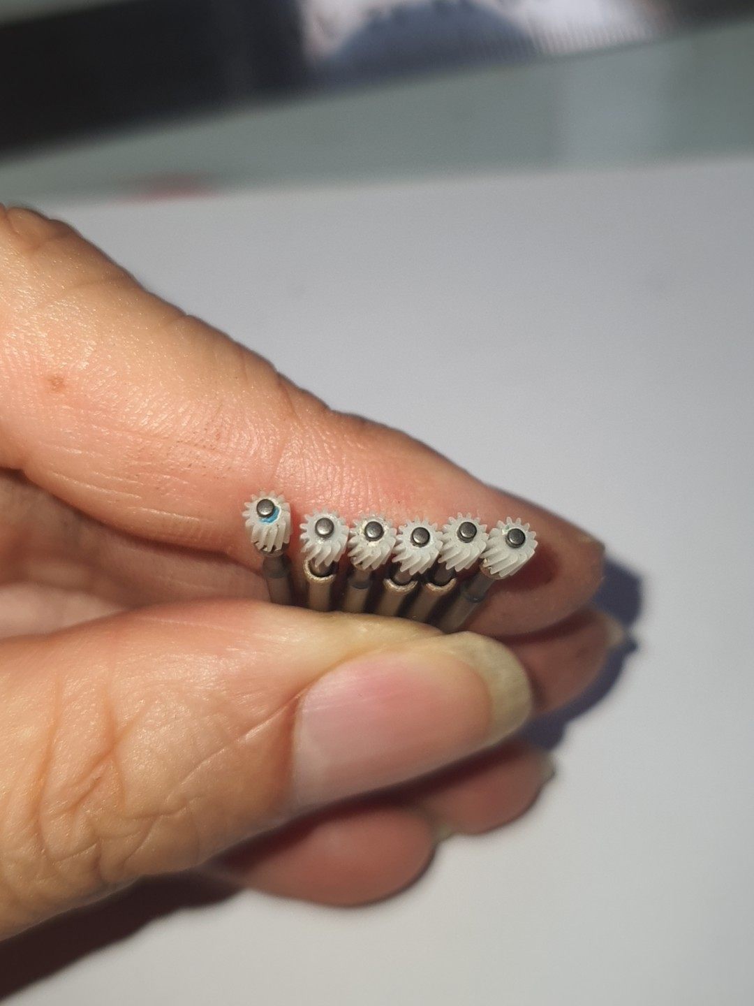 소니 MD 레이저 헤드 트래킹 스테핑 기어 세트 (중고, 정품 분해품) 4