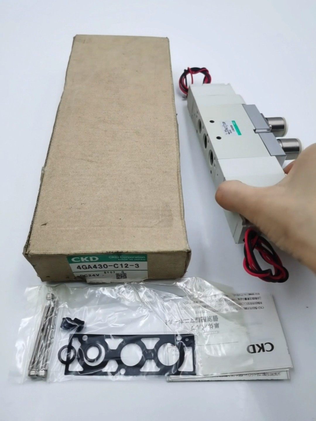 4GA430-C12-3 DC24V全新原装日本CKD电磁阀