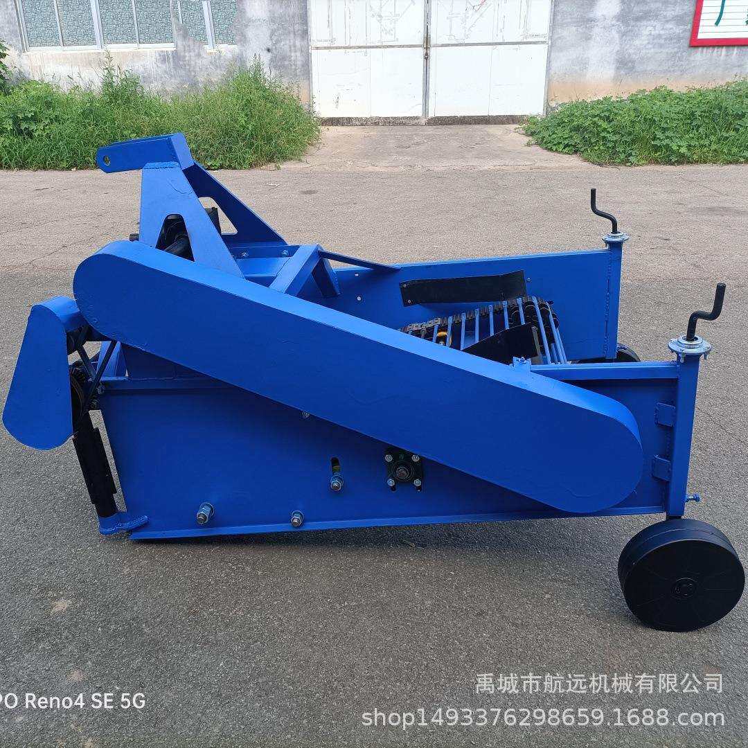 小型单垄的地瓜番薯收获机加装防缠草轮的红薯蜜薯收获机