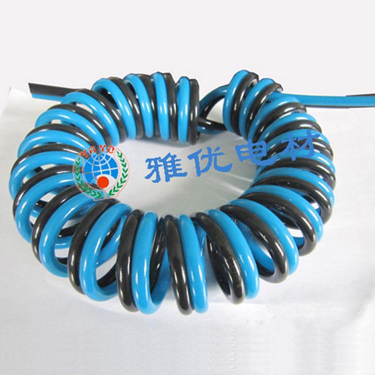 PU可伸缩螺旋气管 高弹性聚氨酯压力弹簧管 外径12mmTPU螺旋气管
