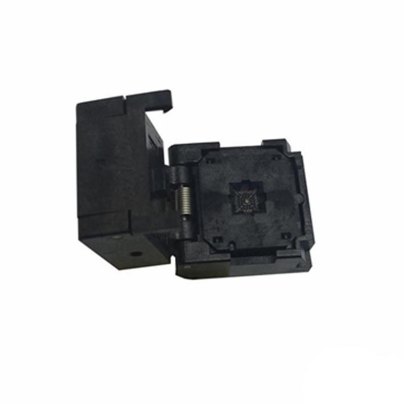 HMIL厂家QUFN20-0.翻弹片测5试座4X4芯片老化QFN20盖TAU编程座