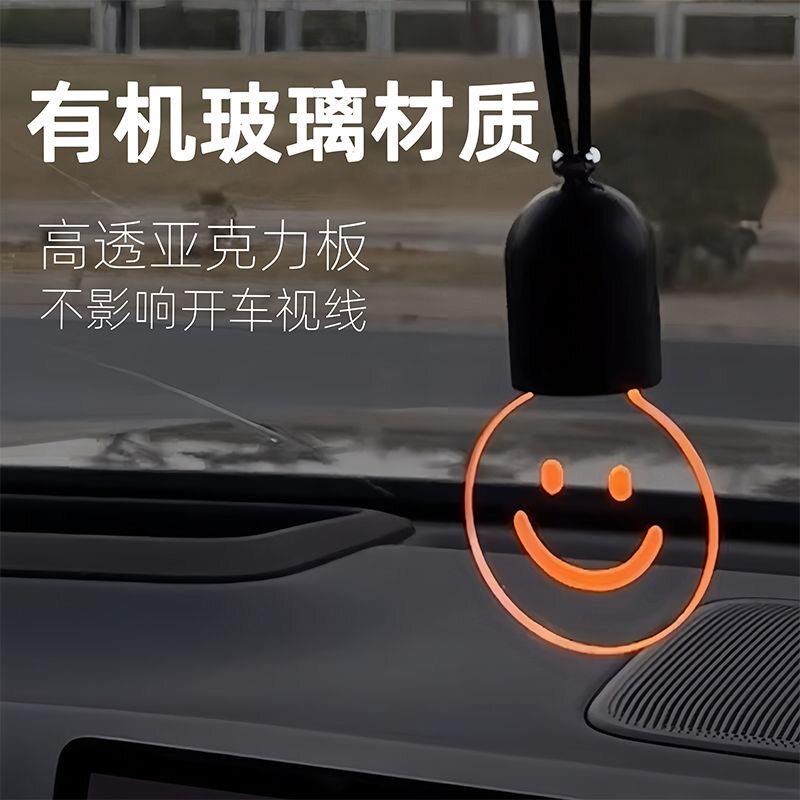 复古小灯泡汽车创意车载挂件呼吸氛围灯车内装饰品摆件小夜灯礼物