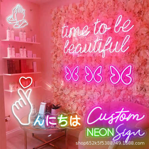 外贸电商led霓虹灯定制清吧酒吧Neon Sign招牌标志霓虹灯发光字