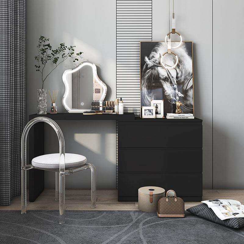 轻奢斗柜梳妆台一体现代简约卧室化妆桌书桌电视柜转角收纳储物柜