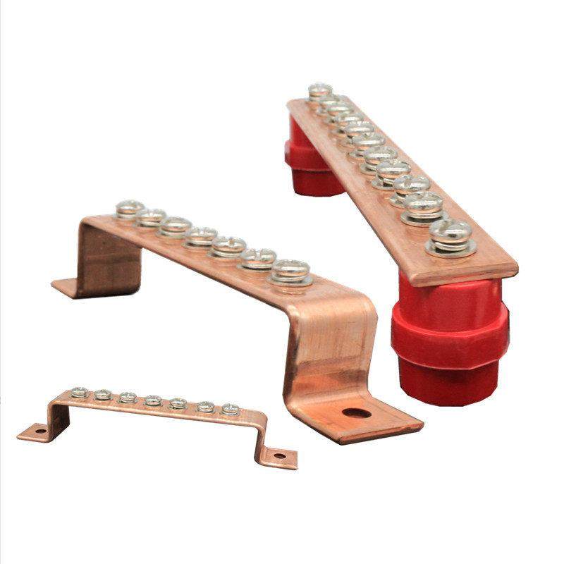 T2铜排汇流排机房接地等电位排加工定制接线母排配电柜机柜零地排,电子/电工,汇流排,淘宝优惠券,粉丝福利购,淘宝优惠卷