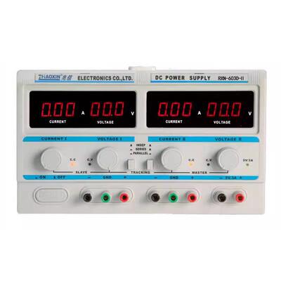 兆信双路直流稳压电源RXN-603D-2 线性电源60V3A可调稳压电源台