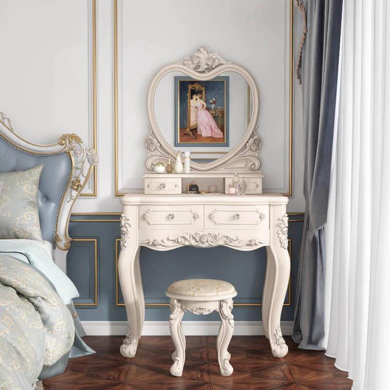 欧式梳妆台卧室多功能公主小户型迷你现代简约化妆台化妆桌化妆柜