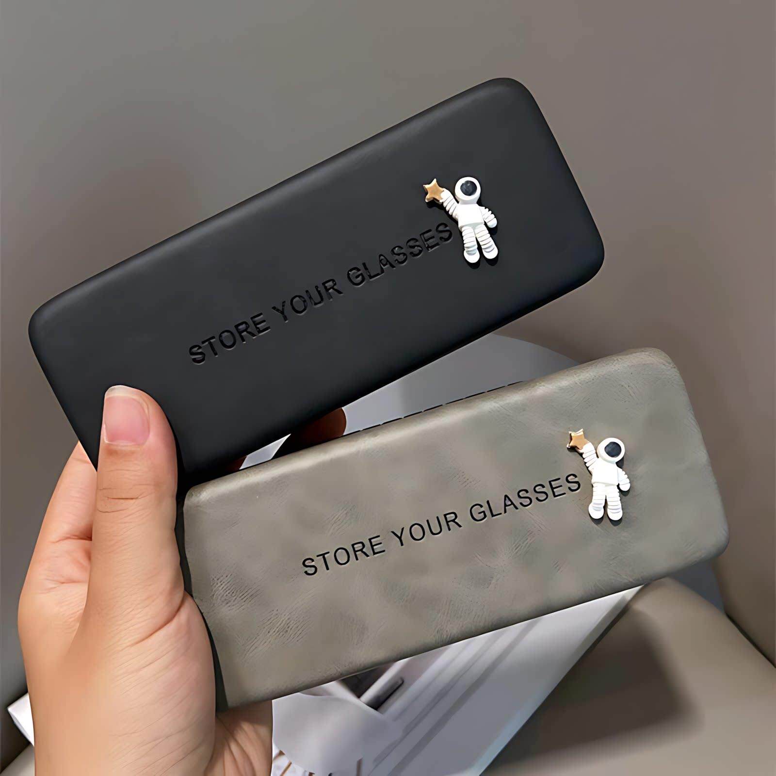 眼镜盒女生高颜值复古简约便携男生款学生抗压高级盒太阳感墨镜20