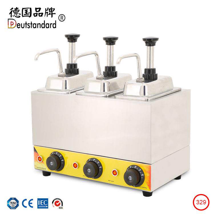 果酱保温机巧克力设备双头果酱加热泵双缸果酱泵电热商用挤巧克力