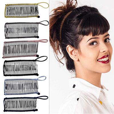 Fashion Stretch Banana Clip Double Side Lazy Hair Curler Wom