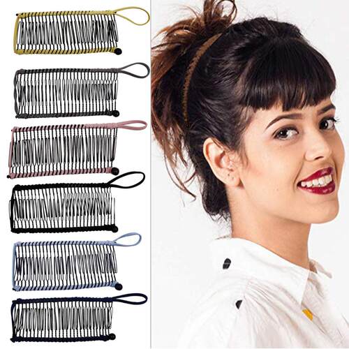 Fashion Stretch Banana Clip Double Side Lazy Hair Curler Wom