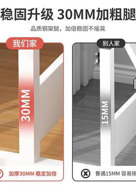 床可边桌公折叠移动电脑桌学习桌红家GQE用简易书桌可升降写字办