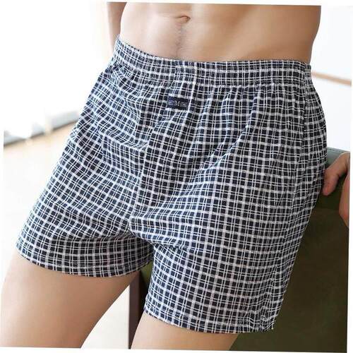 Mens cotton underwear loose boxer shorts宽松平角裤男式大码