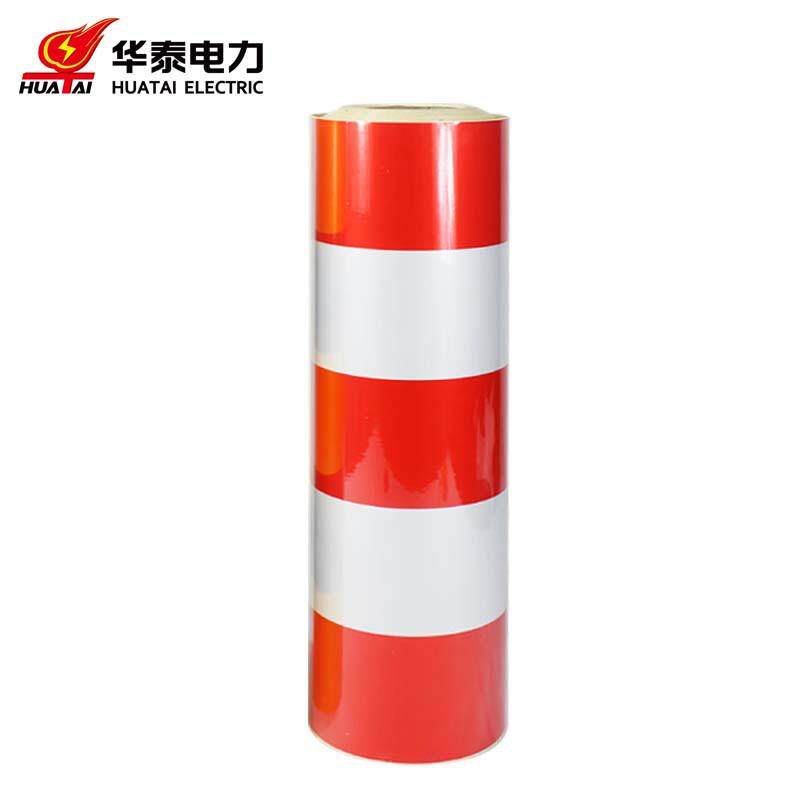 厂家广告级反光膜 黄黑双色路标反光贴 安全警示柱多规格反光胶带