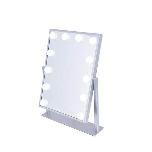 厂家铁艺镜带灯泡桌梳面XVI式化妆镜台灯led灯网红镜子带大号妆镜