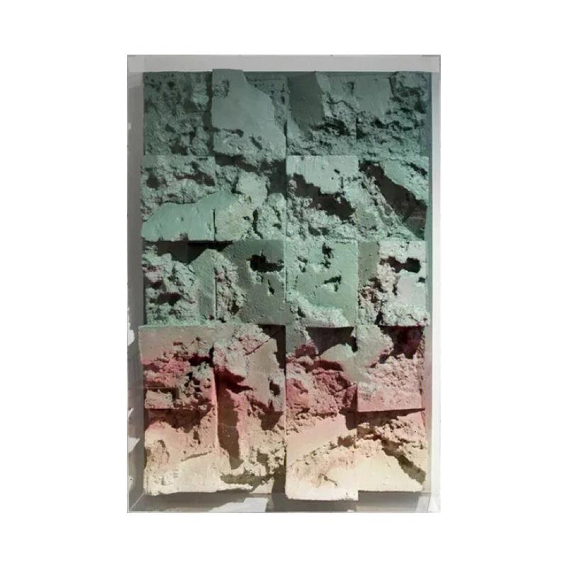 3D立体亚克力罩装饰画立体肌理现代简约样板间高档挂画设计师收藏