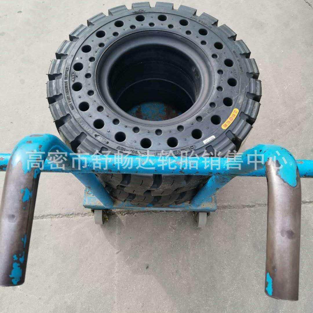 销售650-10正新实心轮胎带孔6.50-10充气28X9-15实心充气可带钢圈