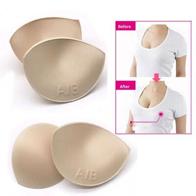 1pair Sponge Inserts In Bra Padded for Swimsuit Breast Push