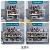 厨房不锈钢挂墙置物架调味料碗盘架上墙壁挂式 吊架微波炉架子