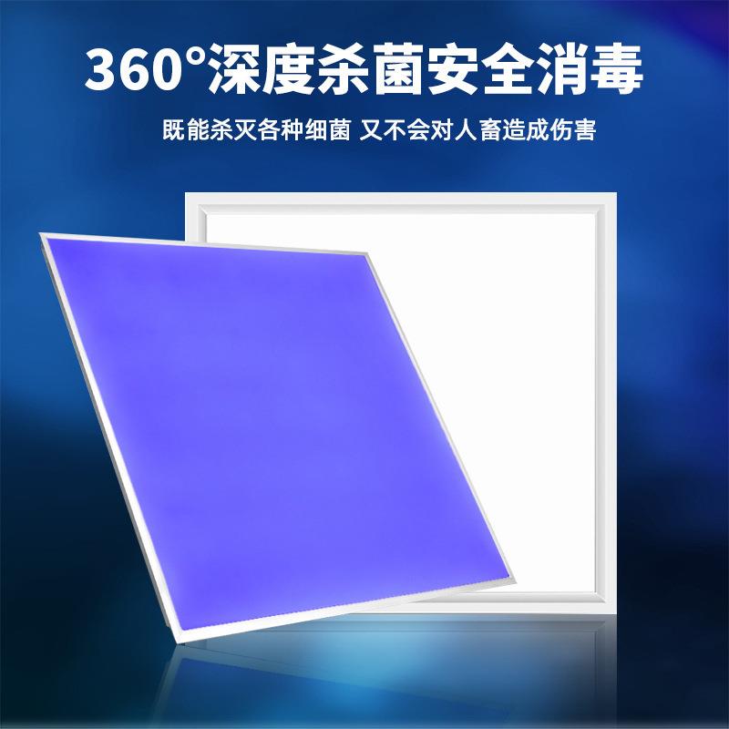 深圳紫外线吊顶灯 杀菌除螨LED灭菌平板灯蓝光卫生间杀菌灯