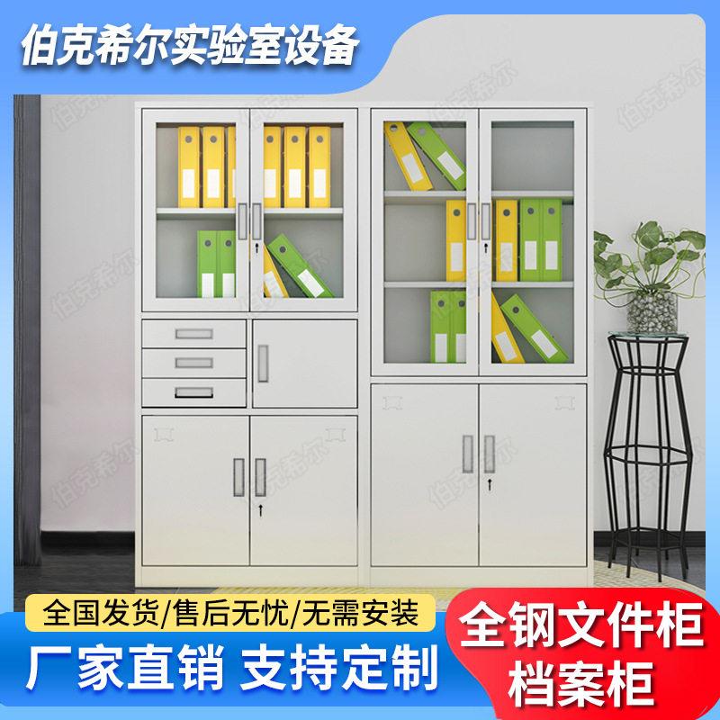 厂家直销钢制公文件柜铁皮柜资料档案柜公储物柜对开门文件柜
