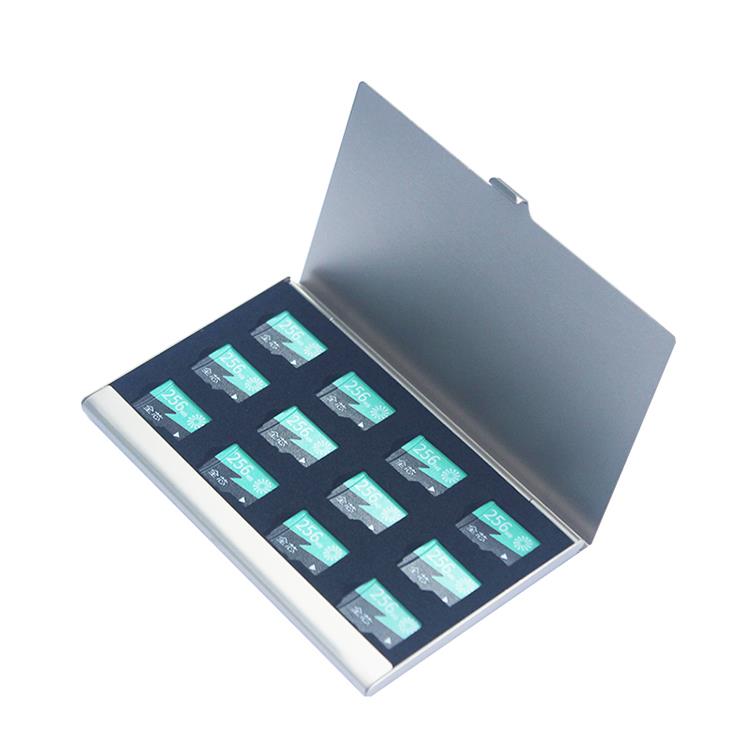 tf记忆卡收纳盒双层手机微单眼相机相机记忆卡整理卡包可携式micro sd卡套