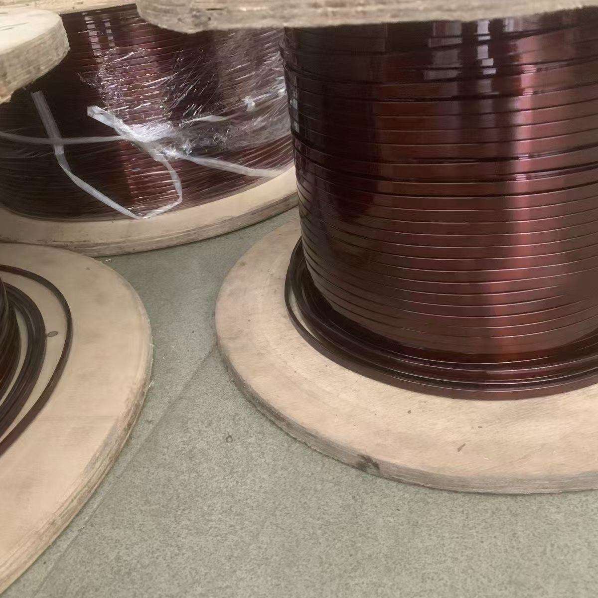 漆跑扁铜线变压器电机漆泡扁铜线聚酯亚胺漆跑线180级200级漆跑铜