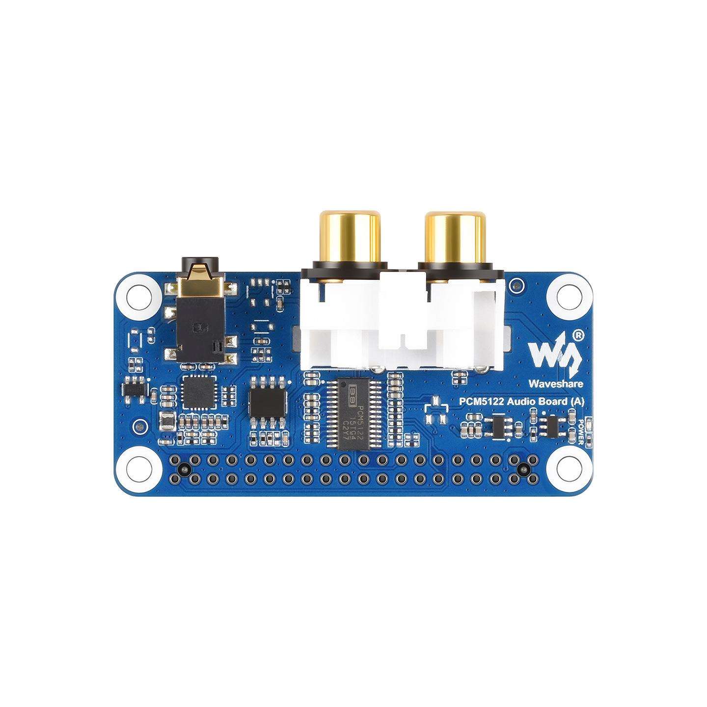 微雪 树莓派 PCM5122 HIFI I2S DAC 音频声卡扩展板 立体声编解码