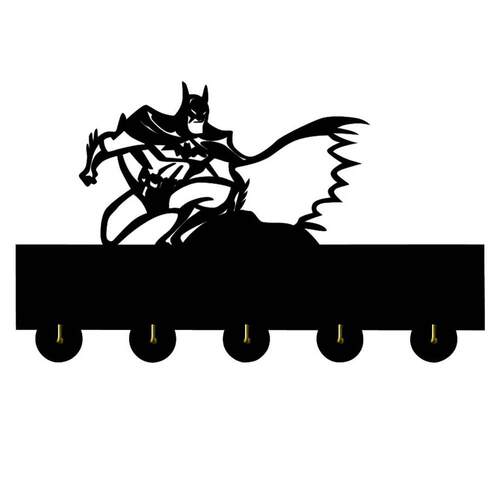 Batman蝙蝠侠创意木质墙上挂钩衣服小物品挂钩