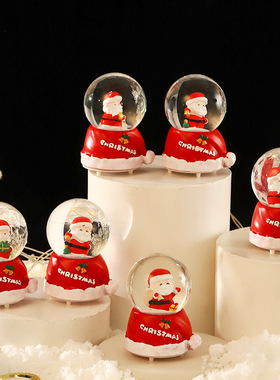 水晶球装饰礼品发光音乐装饰摆件