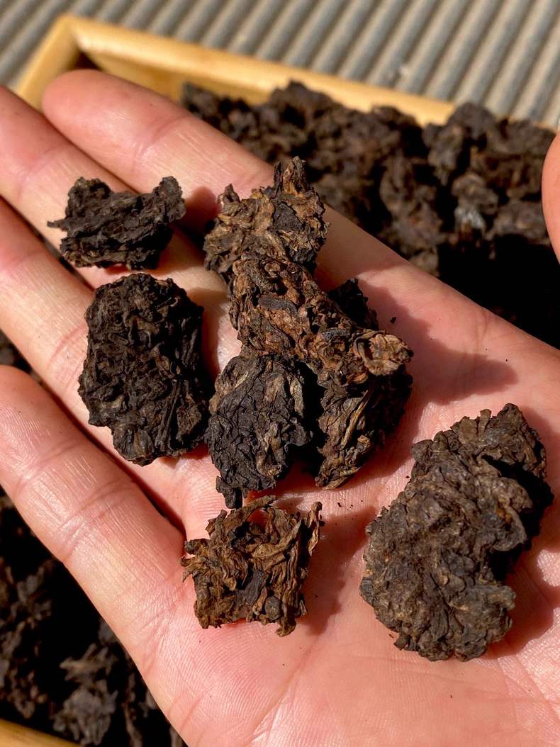 早期收藏的老茶頭-普洱熟普包郵一斤裝 普洱茶 BUASHOP普洱老茶