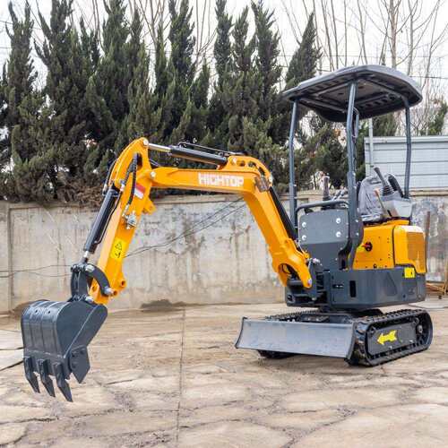 出口意大利迷你型农用挖掘机 HT12建筑工程小挖机 园林绿化挖土机