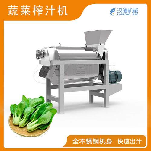 全自动商用0.5T不锈钢小型工业黄瓜生姜蔬菜榨汁机螺旋青菜榨汁机