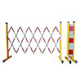 玻璃钢电力伸缩围栏可移动式 绝缘伸缩围栏 安全防护栏隔离管式