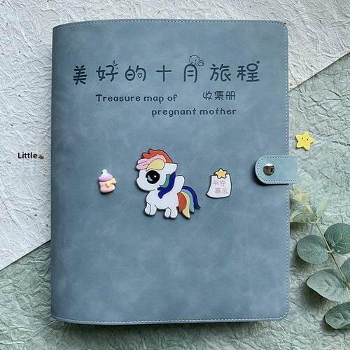 产前检查存储册马宝宝2026 b超妊娠档案册A4A5活页软皮妊娠检查记