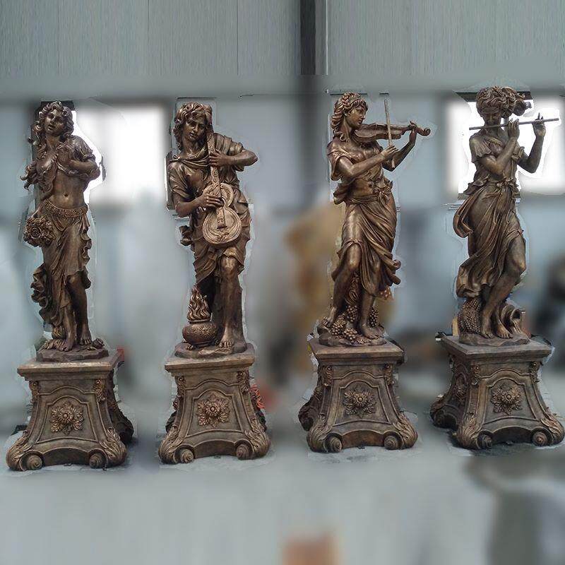 玻璃钢西方人物拼接女神雕像欧式雕塑别墅庭院酒店景观装饰摆件