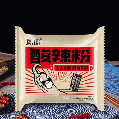 思圆泡面 面酸辣粉正品袋装麻辣方便速食家吃粉丝米线 线红薯粉条