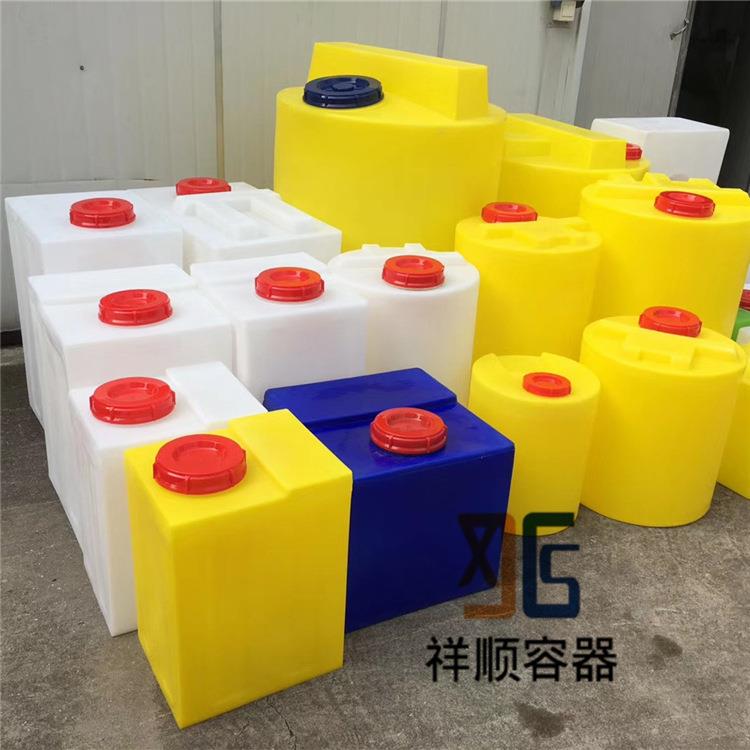 90升100升110升115升120升塑胶水箱方形储水蓄水罐设备药剂pe桶