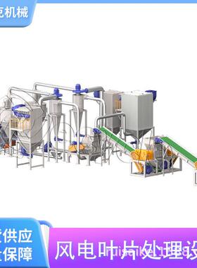 废旧风力发电叶片加工机器 退役发电机叶片处理技术 瑞赛克粉碎机
