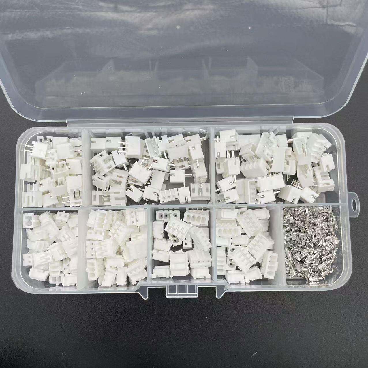450pcs PH2.0 2P 3P 4pin各30套2.0MM直针胶壳端子JST连接器套盒