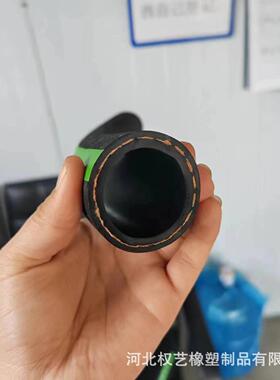 棉线编织耐油耐酸碱耐磨耐温耐压橡胶管布面低压橡胶管6-51mm现货