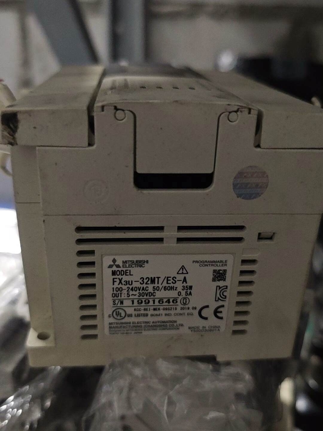 三菱PLC FX3U-32MT/ES-A，原装正品拆机，功能