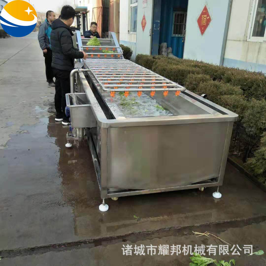 供应辣椒清洗机 多功能气泡清洗机 果蔬加工流水线 食品机械设备